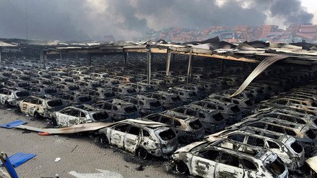 Detectan gases tóxicos en un radio de 500 metros en la zona de las explosiones en China