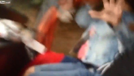 Dramático video desde la cabina de un autobús: El conductor cae dormido y pierde el control