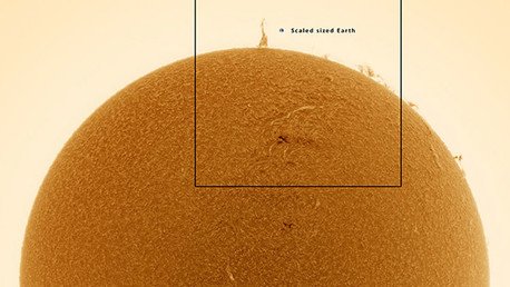 ¿Otra Torre Eiffel?: Avistan una extraña protuberancia en la superficie del Sol