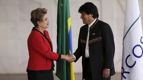 Morales: "No vamos a permitir golpes de Estado en Brasil ni en América Latina"