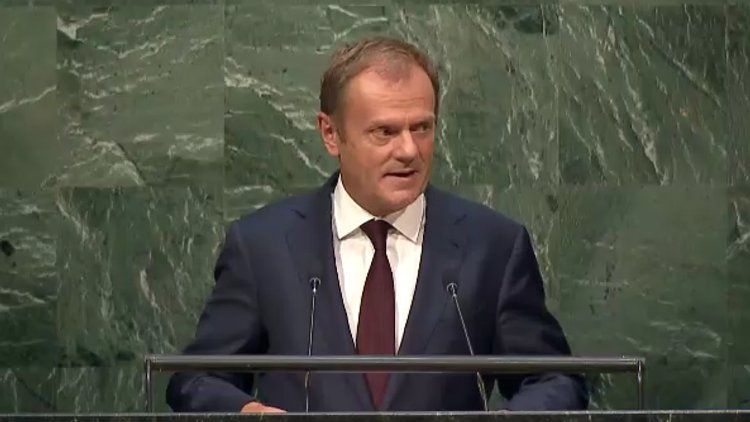 Donald Tusk: "La crisis migratoria en Europa requiere una resolución global y solidaridad mundial"