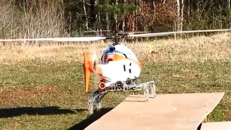 'Piernas' plegables: el adelanto que permitirá a los helicópteros aterrizar en cualquier superficie