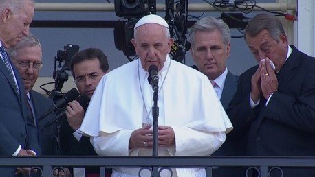 El discurso del papa Francisco conmueve hasta el llanto a un político estadounidense