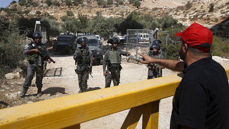 La policía israelí 'borra' a los palestinos de un mapa del sur de Cisjordania