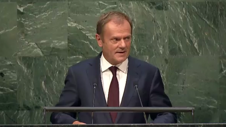 Donald Tusk: "La crisis migratoria en Europa requiere una resolución global y solidaridad mundial"