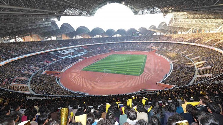 Fotos: visiten el interior del estadio más grande del mundo en Corea del Norte