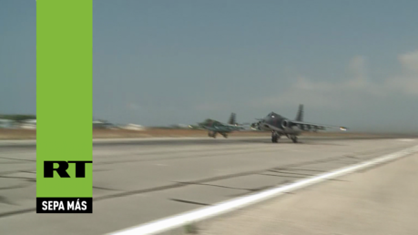 Los cazabombarderos rusos en Siria salen a la acción