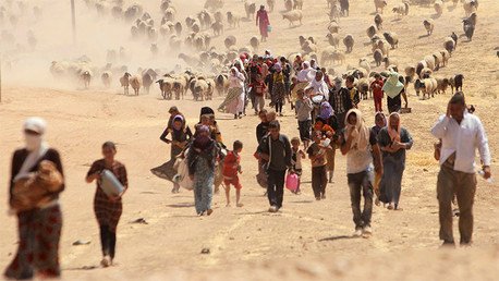 "Los golpes de la coalición de EE.UU. sobre objetivos pacíficos aumentan los refugiados a Europa"