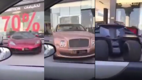 Solo en Dubái se puede encontrar un aparcamiento así