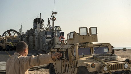 Obstáculo insalvable: graban cómo fracasa el desembarco de soldados de EE.UU. en Portugal