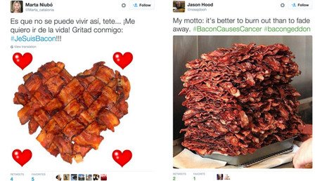#JeSuisBacon: La Red responde al informe de la OMS con una campaña en defensa del beicon