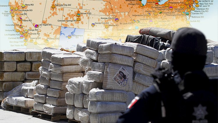 Infografía: Cómo se reparten los cárteles mexicanos sus zonas de influencia en Estados Unidos