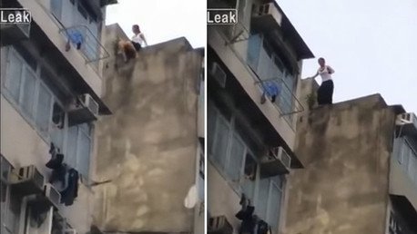 Un obrero evita in extremis el suicidio de una mujer