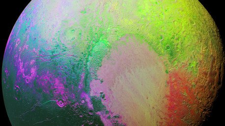 La NASA se pasa a la psicodelia en su última imagen de Plutón