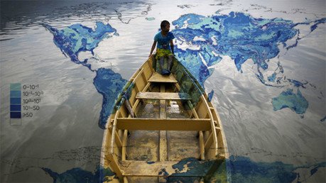 Mapa: un 'océano' subterráneo capaz de hundir los continentes