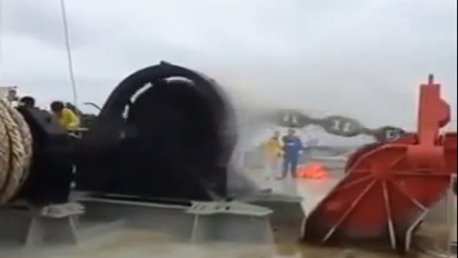 Esto es lo que pasa cuando se pierde el control de la cadena de un ancla