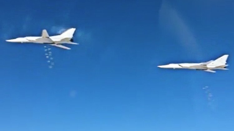 Así bombardea Rusia las posiciones del EI en Siria