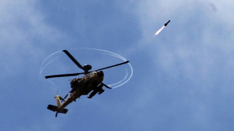 La aviación israelí ataca Gaza en respuesta al lanzamiento de un misil