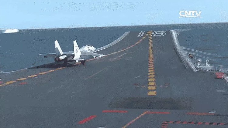 Poder marítimo: China exhibe la capacidad de su portaviones (video)