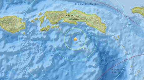 Un terremoto de magnitud 6,9 se registra en el este de Indonesia