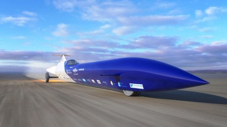 ¿Más rápido que una bala?: Coche a propulsión intentará romper el récord de velocidad en superficie