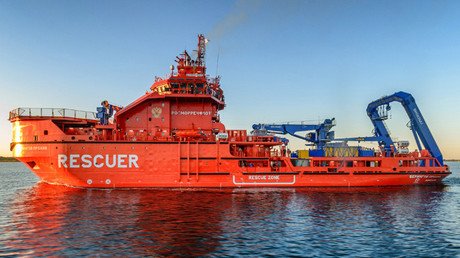 Video: La Armada rusa bota el Murman, un rompehielos multifuncional sin análogos