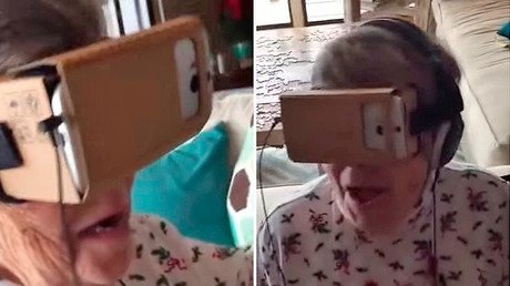 El chocante impacto de una abuela con la realidad virtual