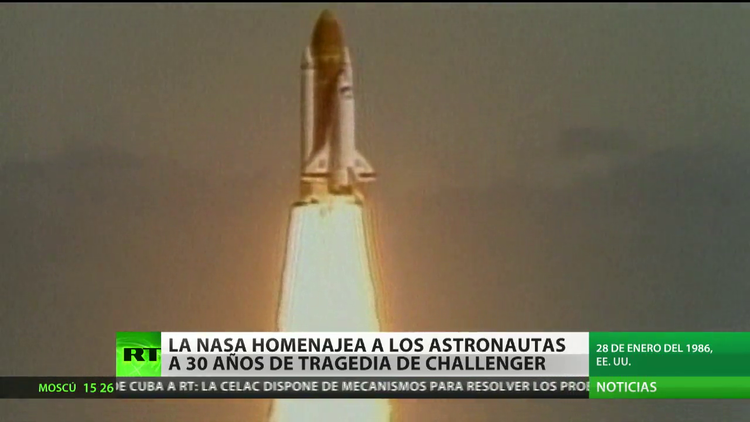 La NASA homenajea a los astronautas 30 años después de la tragedia de Challenger