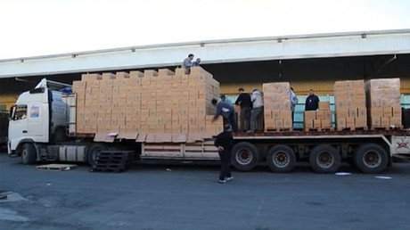 Los primeros convoyes humanitarios de la ONU entran en la ciudad asediada siria de Madaya