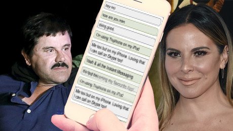 Las conversaciones entre 'El Chapo' y Kate del Castillo descubren la faceta romántica del narco