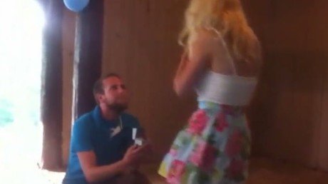 Nunca imaginó que su novia reaccionaría así a su petición de mano