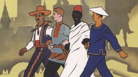 La justicia y fuerza del comunismo en los carteles soviéticos