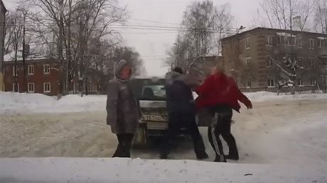 Una pelea en Rusia con un final realmente inesperado