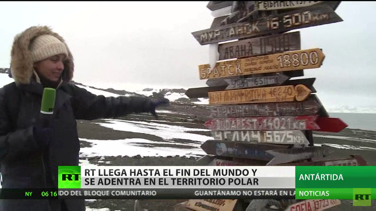 Un equipo de RT llega al fin del mundo y explora la Antártida de cerca