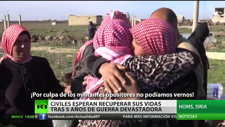 Siria: Civiles esperan recuperar sus vidas tras 5 años de devastadora guerra 