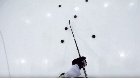 Cuando dominas un palo de hockey ‘like a boss’