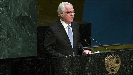 Vitali Churkin a RT: "EE.UU. ha comprendido que la crisis siria requiere una solución política"