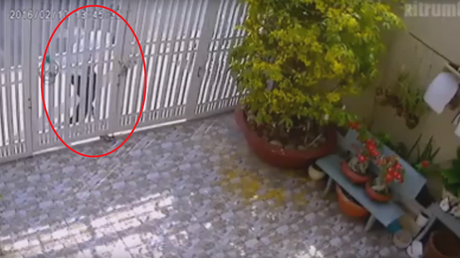 Karma instantáneo: Un intento de robo termina con un tobillo roto