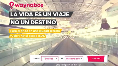 Una web española ofrece por 150 euros viajes sin que los clientes sepan a dónde van