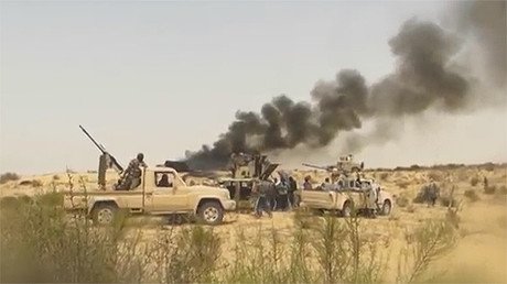 Video:  Un misil impacta justo en el momento de una emisión en directo 