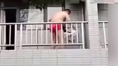 El escape del siglo: Épica fuga de un amante por un balcón y en calzoncillos