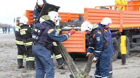 Así quedó el avión siniestrado en Rusia (VIDEO, FOTOS)
