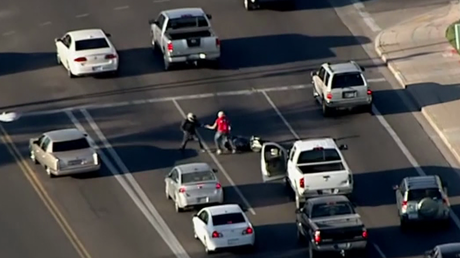 De película: Quiso robar una moto en una persecución pero se encontró con un veterano militar