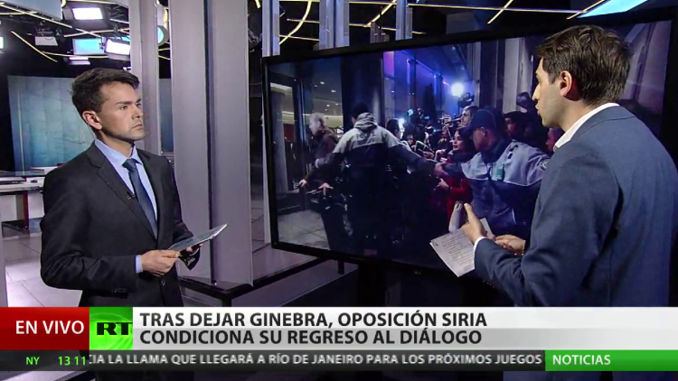 Tras dejar Ginebra, la oposición siria condiciona su regreso al dialogo 