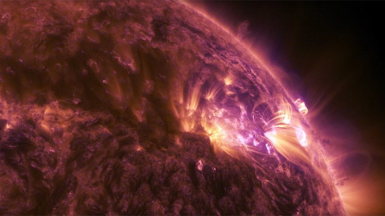 El Sol como nunca lo has visto: imágenes espectaculares de una potente fulguración