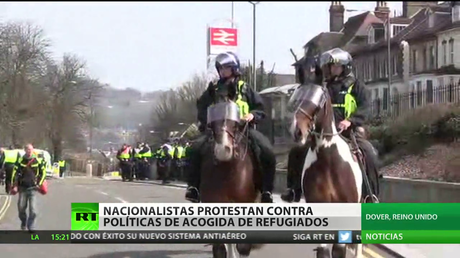 Detienen en Bruselas a decenas de participantes de protestas callejeras