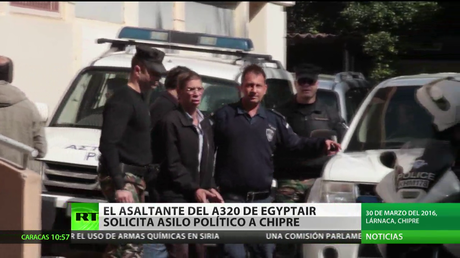El asaltante del A320 de EgyptAir solicita asilo político a Chipre