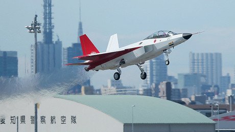 Video: Japón prueba su primer caza con tecnología furtiva