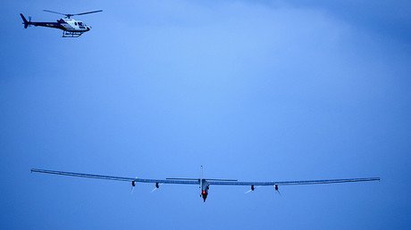 FOTOS: El primer avión solar cruza el océano Pacífico