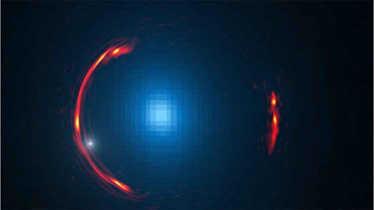 Descubren qué objeto oscuro oculta el anillo de Einstein